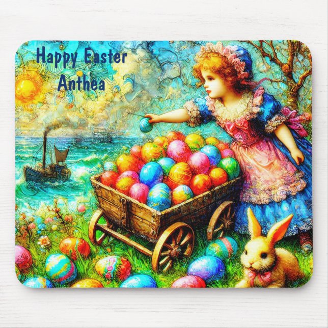 Mousepad ANTHEA ~ pintura de PÁSCOA (Frente)