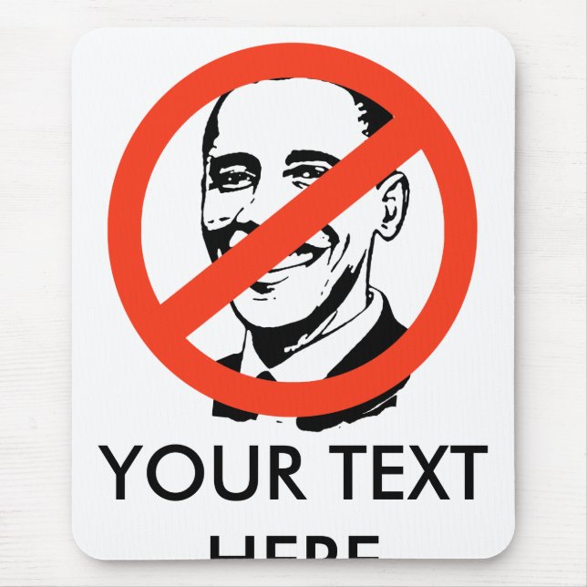 MOUSEPAD ANTI-BARACK OBAMA: ANTI-OBAMA (Frente)