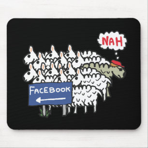 Mousepad Anti Facebook