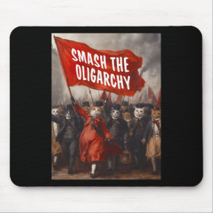 Mousepad Anti Oligarquia - Protesto de Gato