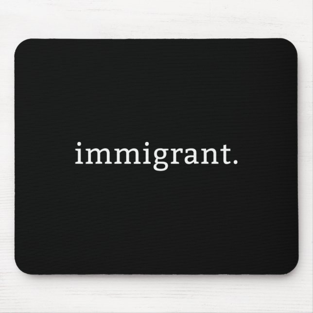 Mousepad Anti-racismo minimalista simples (Frente)