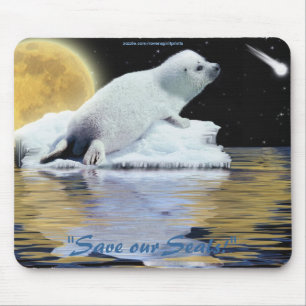 Mousepad Anti-Sealhunt tapete do rato bonito dos animais