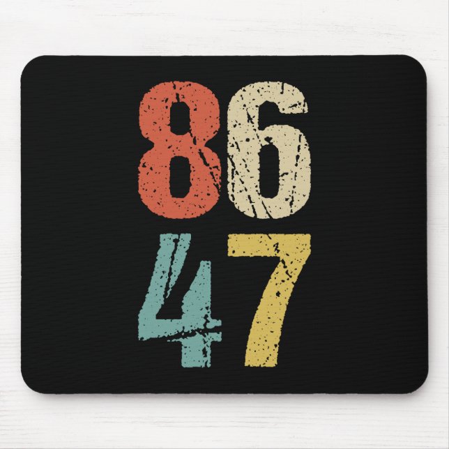 Mousepad Anti-Trump - 86 47 I (Frente)