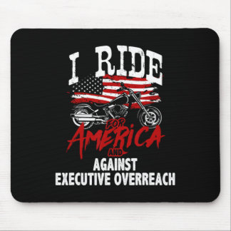 Mousepad Anti Trump Biker Resist Against Executive Overreac