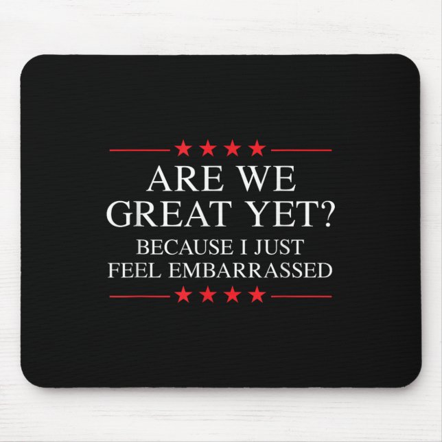 Mousepad Anti-Trump Merchandiss Para Liberais &amp; (Frente)