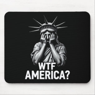 Mousepad Anti-trump Política E Democracia Wtf América _2