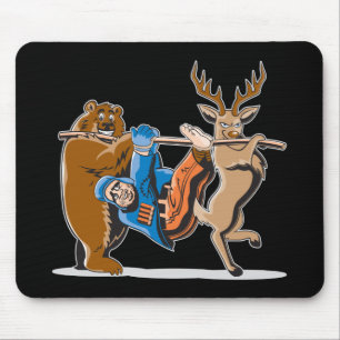 Mousepad Anti vingança do animal da caça