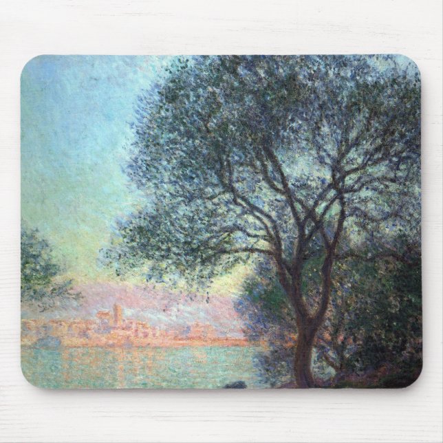 Mousepad Antibos pela manhã por Claude Monet (Frente)
