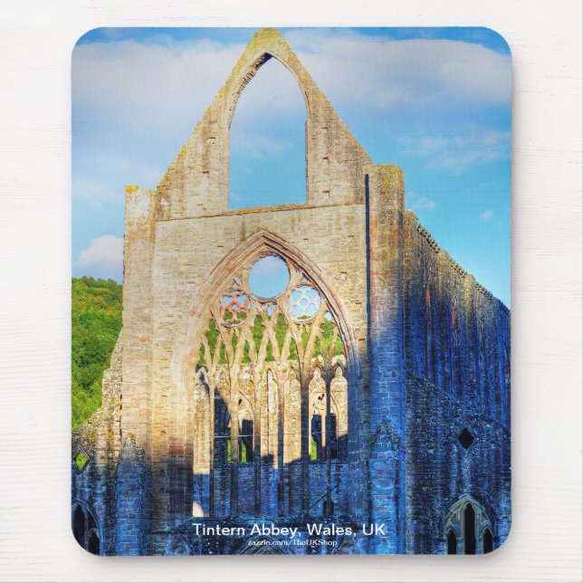 Mousepad Antiga Abadia do inverno, mosteiro de Cisterciano, (Frente)