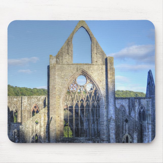 Mousepad Antiga Abadia do inverno, mosteiro de Cisterciano, (Frente)