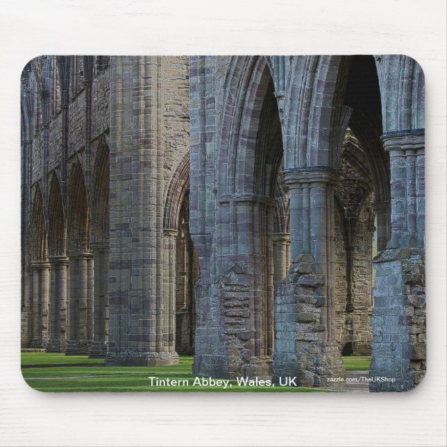 Mousepad Antiga Abadia do inverno, mosteiro de Cisterciano, (Frente)