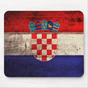 Mousepad Antiga bandeira Wooden Croácia