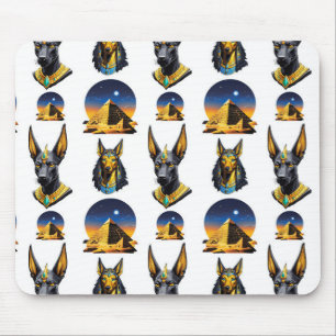 Mousepad Antiga Pirâmide do Egito, Anubis - Design