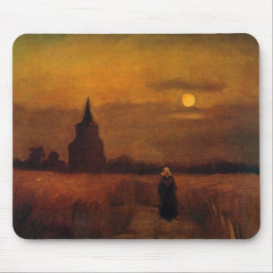 Mousepad Antiga Torre nos Campos por Vincent van Gogh