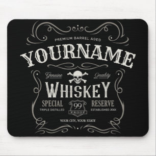 Mousepad Antigo Bar de Licenciamento de Vintage Personaliza