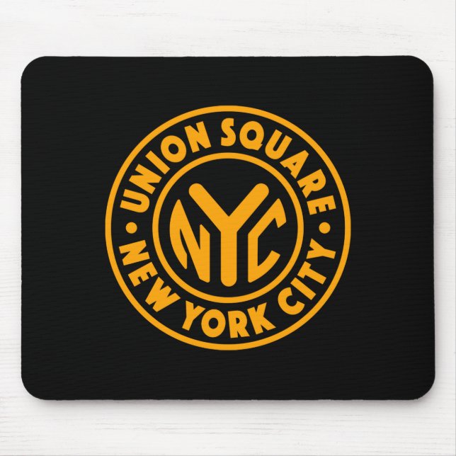 Mousepad Antigo Círculo da Cidade de Nova York Union Square (Frente)