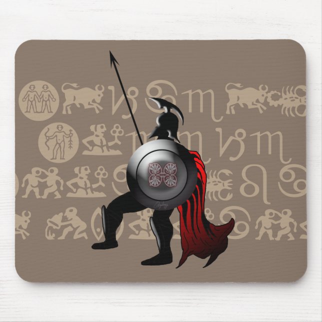 Mousepad Antigo guerreiro espartano (Frente)