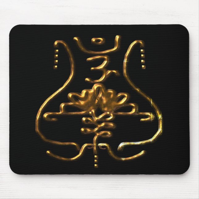 Mousepad antigo simbolismo budista tradicional (Frente)