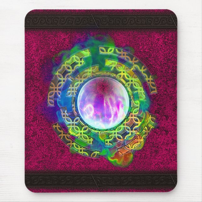 Mousepad Antigos Tomas Místicos de Ortografia e Poções Mági (Frente)
