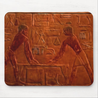 Mousepad Antigos trabalhadores egípcios na Mesa de aterriss