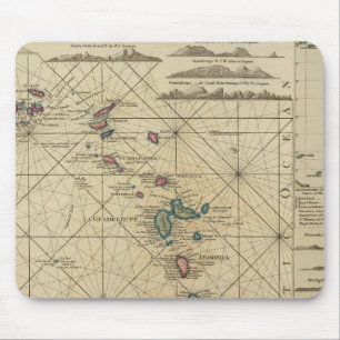 Mousepad Antilhas, Ilhas Charibbee
