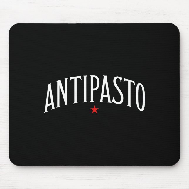 Mousepad Antipasto, Italian Food Lover Foodie  (Frente)