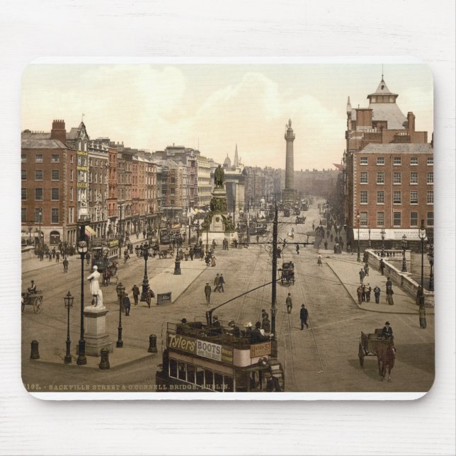 Mousepad Antique Ireland, 1900 Sackville Street Dublin (Frente)