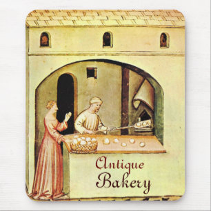 MOUSEPAD ANTIQUE OVEN BAKER, COMPRO DE PÃO DE BAKERY