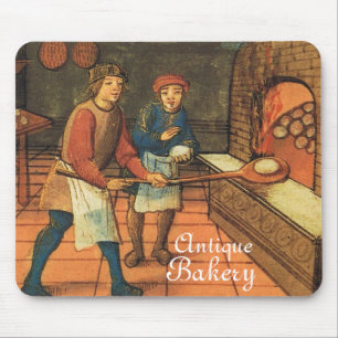 MOUSEPAD ANTIQUE OVEN BAKER, COMPRO DE PÃO DE BAKERY