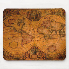 Mousepad ANTIQUE World MAP