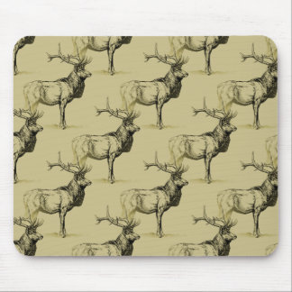 Mousepad Antlers da caça do grande jogo dos animais