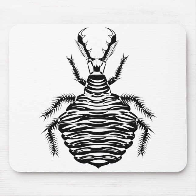 Mousepad Antlion preto (Frente)