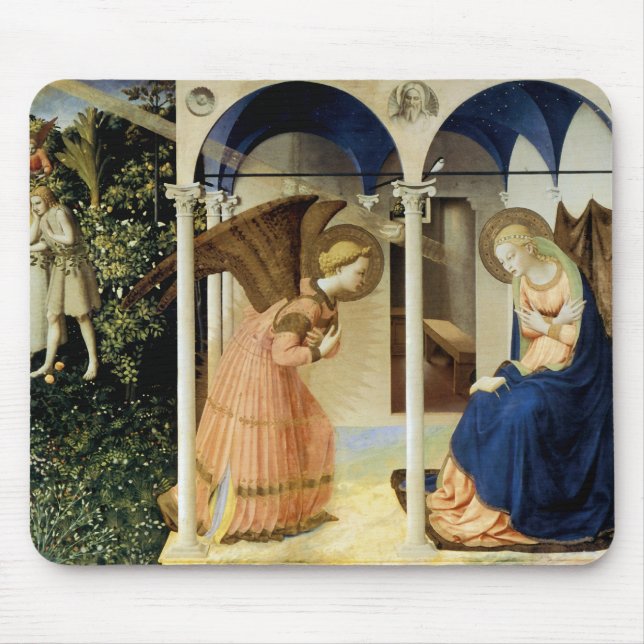 Mousepad Anunciação de Fra Angelico (Frente)