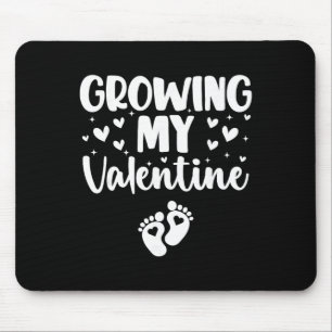 Mousepad Anunciando Minha Gravidez para o Meu Valentim _