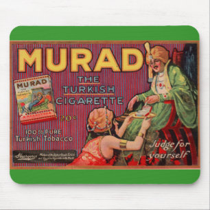 Mousepad anúncio de cigarros Murad de 1919