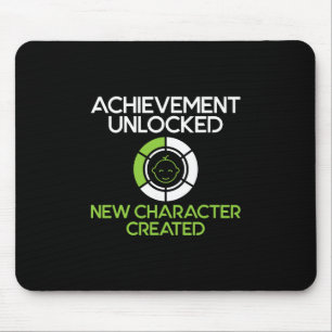 Mousepad Anúncio de gravidez de novo pai de personagem masc