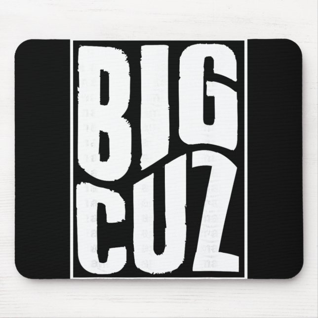 Mousepad Anúncio de Gravidez de Primo Grande Correspondente (Frente)