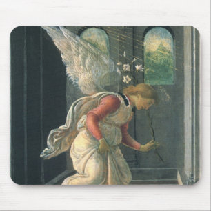 Mousepad Anúncio (detalhe do anjo) de Sandro Botticelli