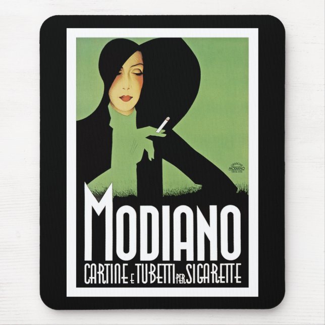 Mousepad Anúncio do cigarro de Modiano (Frente)