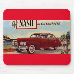 Mousepad Anúncio para automóveis Nash 1941