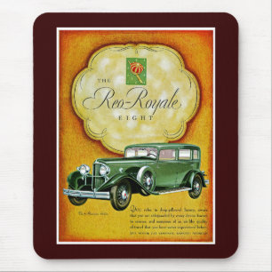 Mousepad Anúncio para automóveis ReoRoyale Oito