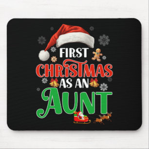 Mousepad Anúncio Primeiro Natal Como Tia Correspondente A F
