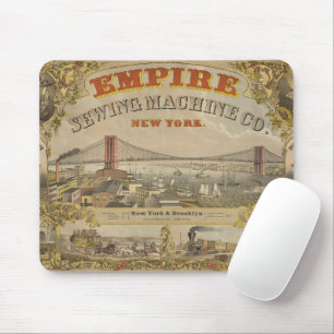Mousepad Anúncio Vintage Para Empire Sewing Machine Co., No