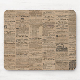 Mousepad Anúncios do Passado, NY 1856  