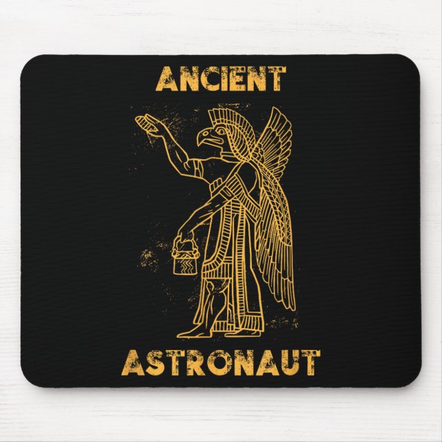 Mousepad Anunnaki Astronauta Antigo Teórico da Alienígena S (Frente)