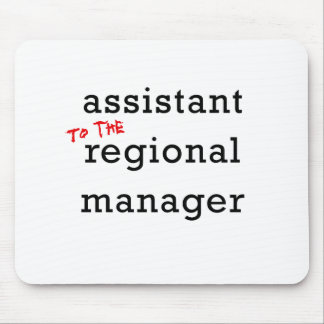 Mousepad (Ao) gerente regional assistente
