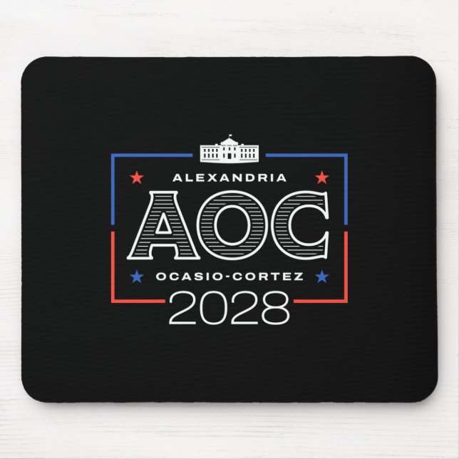 Mousepad Aoc 2028 Casa Branca de Longa Folha (Frente)