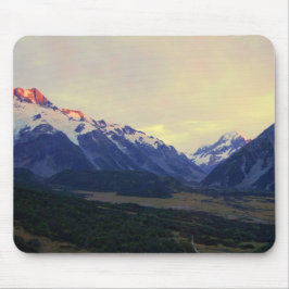 Mousepad Aoraki/Monte Cook, Nova Zelândia, em Sunrise