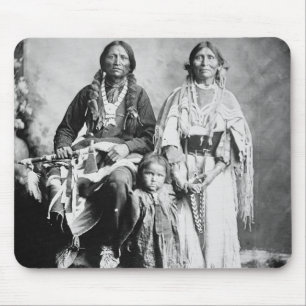 Mousepad Apache Antonio principal Maria com sua família,