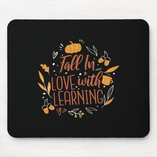 Mousepad Apaixonado Por Aprender Outono Professor Outono  (Frente)